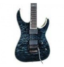 ESP LTD MH1000 Deluxe STBLK электрогитара, цвет черный USED