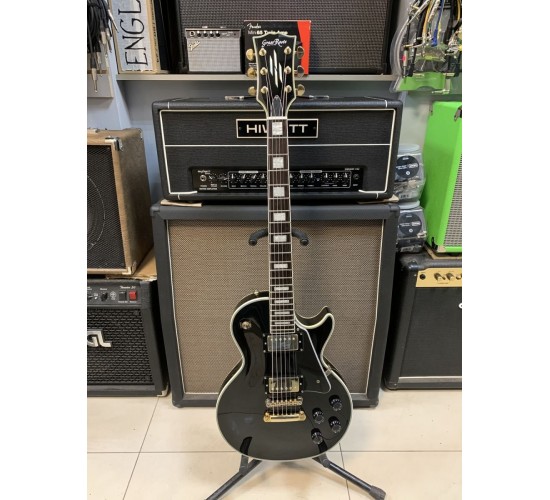 Grass Roots G-LP-60C Les Paul custom электрогитара, черная USED
