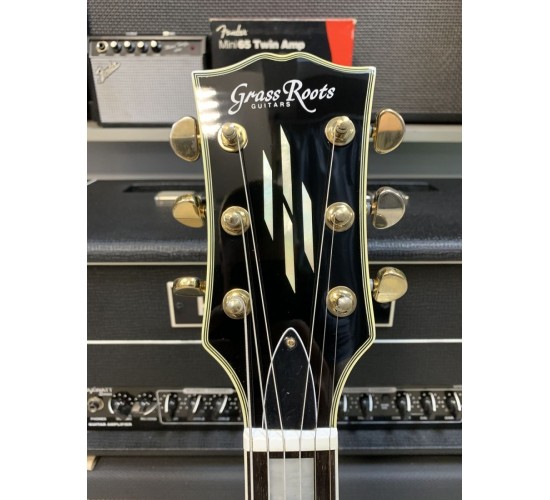 Grass Roots G-LP-60C Les Paul custom электрогитара, черная USED