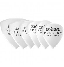 Ernie Ball P09343 Prodigy Набор медиаторов, 2мм, белые (6 шт)
