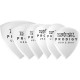 Ernie Ball P09343 Prodigy Набор медиаторов, 2мм, белые (6 шт)