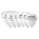 Ernie Ball P09343 Prodigy Набор медиаторов, 2мм, белые (6 шт)