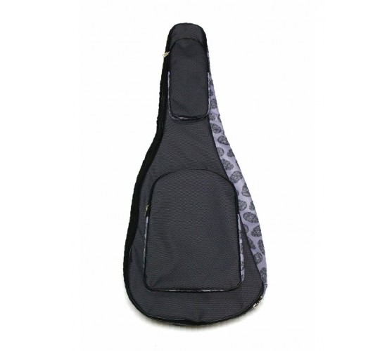 MEZZO MZ-ChG-12-3grey/skull2 Чехол для гитары дредноут