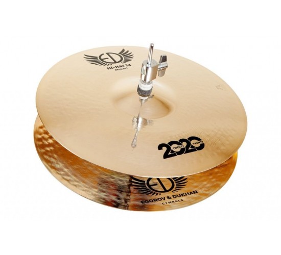 ED Cymbals ED2020HH14BR 2020 Brilliant Hi-Hat Две тарелки 14