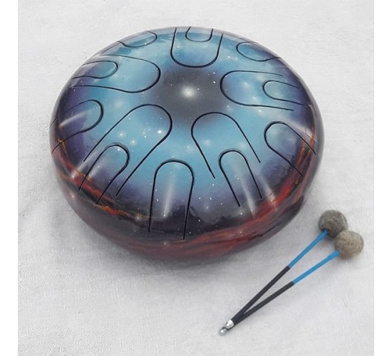 Pangooda Drums PNG-30GSG Глюкофон «Галактика» 30см, с палочками и чехлом