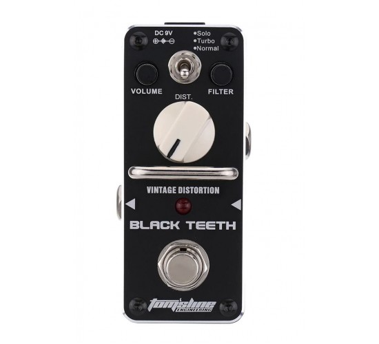 Tomsline ABT-3 Black Teeth гитарная педаль эффектов Vintage Distortion