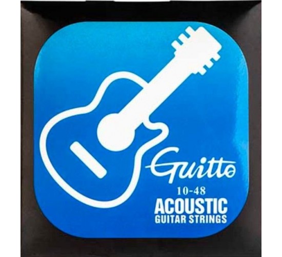 Guitto GSA-010 комплект струн для акустической гитары, 10-48