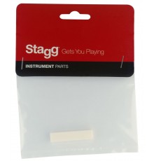 Stagg SP-NTWS-BONEB верхний порожек для акустической гитары, без прорезей, кость
