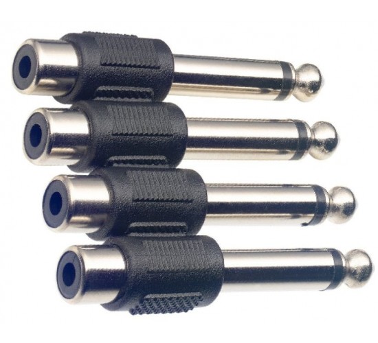 Stagg AC-PMCFH переходник, Jack (M) - RCA (F)