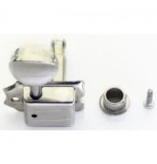 Stagg SP-MHEL-V6X1CH колки для ак. или электрогитары, серия vintage. 6 в линию, цвет хром