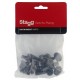 Stagg SP-MHWS-BKBB колки для ак. или электрогитары, серия die cast, 3+3, цвет черный