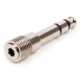Force CFA-050 переходник Jack 1/4« (мама) стерео - Jack 1/4» (папа) стерео, метал.корпус.