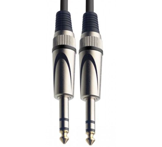 Force FLC-101/1 аудио шнур JACK 1/4« стерео (M)-JACK 1/4» стерео (M), 1 метр