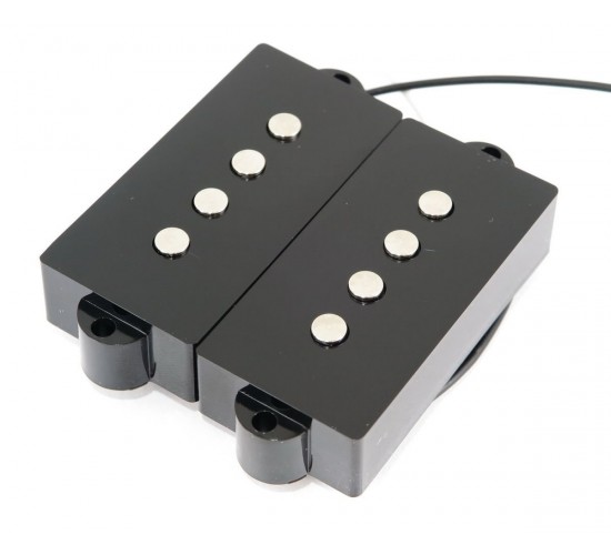 Partsland PBCR звукосниматель для Precision bass, черные крышки