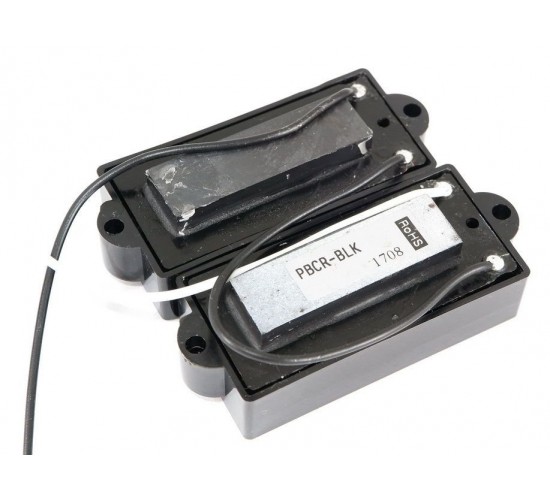 Partsland PBCR звукосниматель для Precision bass, черные крышки