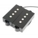 Partsland PBCR звукосниматель для Precision bass, черные крышки