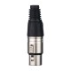 Soundking CA121 Разъем на кабель XLR female 5Р 5-пиновый