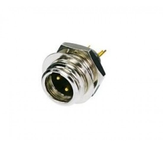 Rean RT4MP панельный разъем miniXLR, 4-х контактный, под пайку.