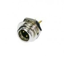 Rean RT4MP панельный разъем miniXLR, 4-х контактный, под пайку.