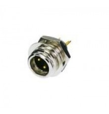 Rean RT4MP панельный разъем miniXLR, 4-х контактный, под пайку.