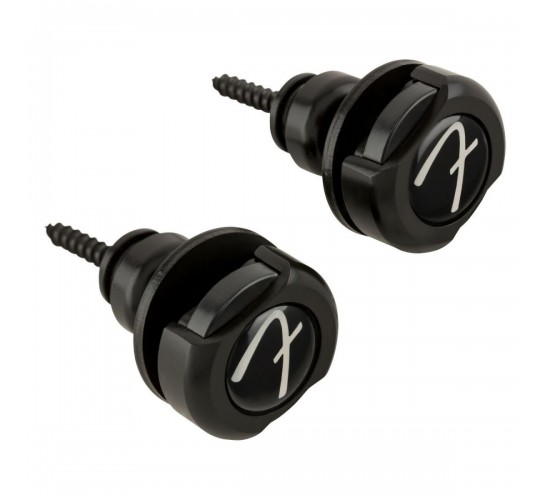 Fender Infinity Strap Locks Black замковые ремнедержатели (стрэплоки), цвет черный