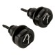 Fender Infinity Strap Locks Black замковые ремнедержатели (стрэплоки), цвет черный