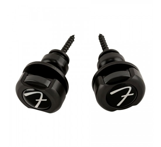 Fender Infinity Strap Locks Black замковые ремнедержатели (стрэплоки), цвет черный