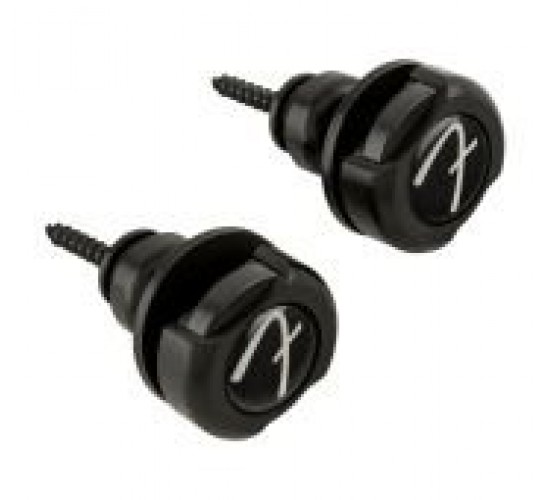 Fender Infinity Strap Locks Black замковые ремнедержатели (стрэплоки), цвет черный