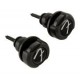 Fender Infinity Strap Locks Black замковые ремнедержатели (стрэплоки), цвет черный