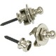 Fender Security Strap Locks Chrome замки для ремня стреплоки, хром