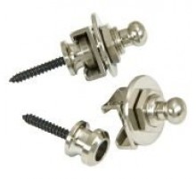 Fender Security Strap Locks Chrome замки для ремня стреплоки, хром