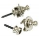 Fender Security Strap Locks Chrome замки для ремня стреплоки, хром