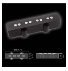 Belcat BJ-60 Звукосниматель магнитный, басовый, 2х4