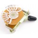 Partsland UST510P 5-ти поз переключатель, 12 контаков, дюйм, черный колпачок strat