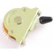 Partsland UST510P 5-ти поз переключатель, 12 контаков, дюйм, черный колпачок strat