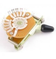 Partsland UST510P 5-ти поз переключатель, 12 контаков, дюйм, черный колпачок strat