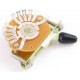 Partsland UST510P 5-ти поз переключатель, 12 контаков, дюйм, черный колпачок strat