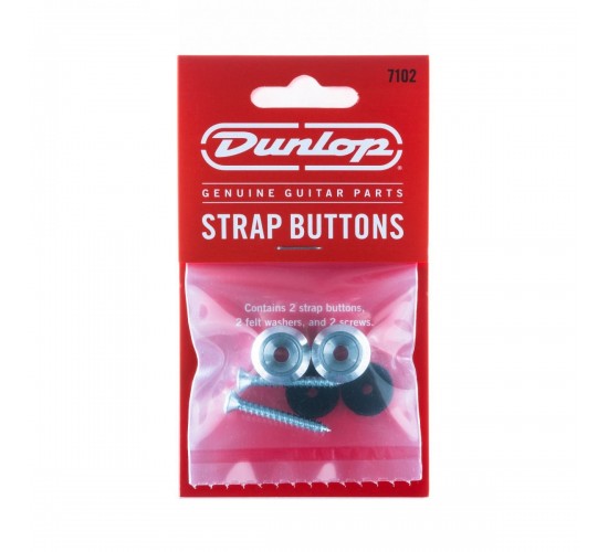 Dunlop 7102 Комплект крепления ремня, алюминий