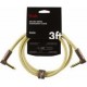 Fender 3` Deluxe Series Instrument Cable Angle Tweed инструментальный кабель, длина 90см, угловой