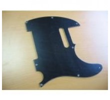 Панель на Telecaster 62 style, черный трехслойный пластик, 8 крепежных отверстий