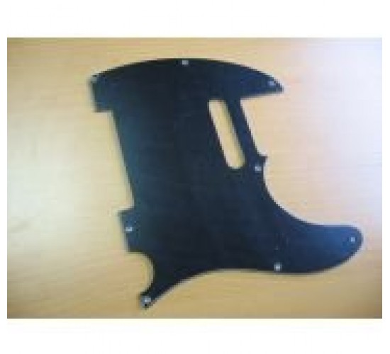 Панель на Telecaster 62 style, черный трехслойный пластик, 8 крепежных отверстий