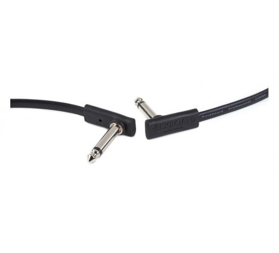 Rockboard RBO CAB PC F 10 BLK Кабель для коммутации гитарных эффектов, 10 см, черный