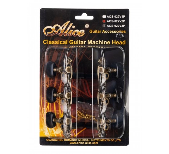 Alice AOS-022V3P Комплект колковой механики для классической гитары