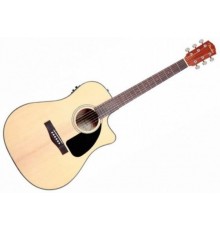 Fender CD-60CE NAT DS-V2 электроакустическая гитара USED