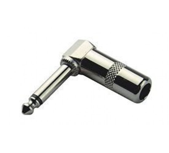 NordFolk NCJ5313 кабельный разъем 6.35 мм mono Jack (TS), угол 90°, металл