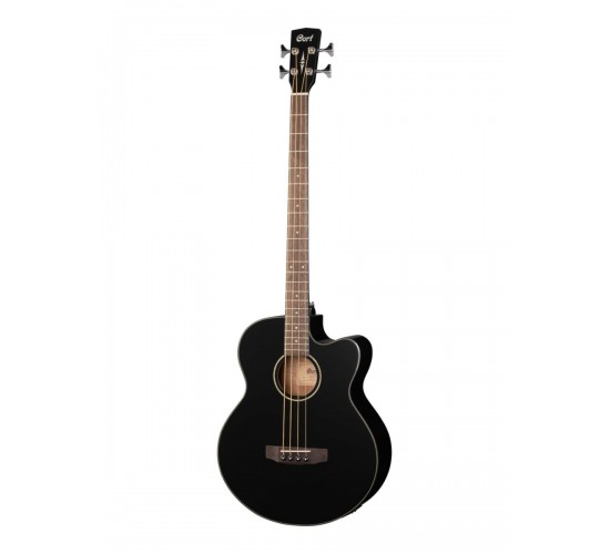 Cort AB850F BK BAG Acoustic Bass Series Электроакустическая бас-гитара, с вырезом, черная