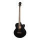 Cort AB850F BK BAG Acoustic Bass Series Электроакустическая бас-гитара, с вырезом, черная