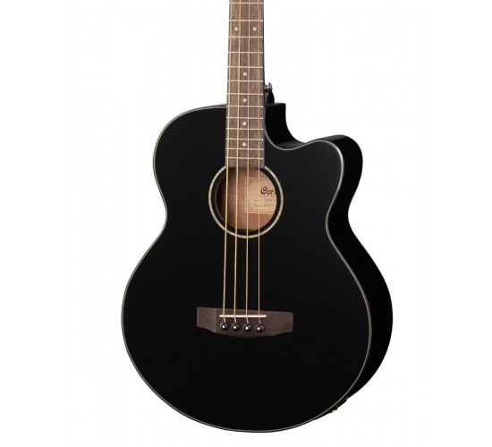 Cort AB850F BK BAG Acoustic Bass Series Электроакустическая бас-гитара, с вырезом, черная