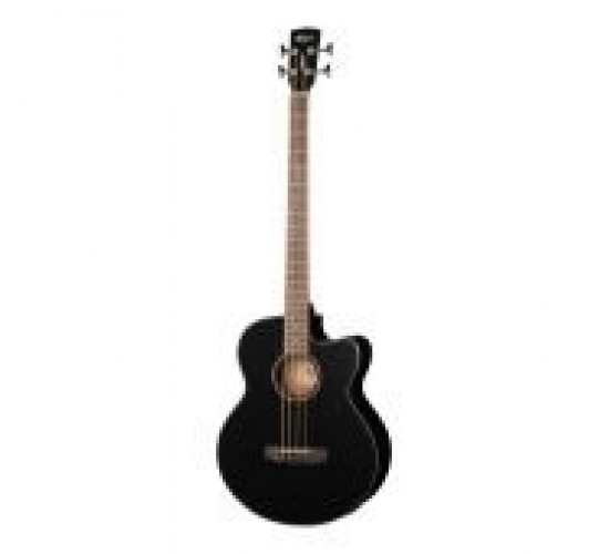Cort AB850F BK BAG Acoustic Bass Series Электроакустическая бас-гитара, с вырезом, черная