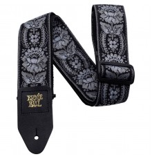 Ernie Ball 4150 Гитарный ремень Jacquard с рисунком Silver Orlean